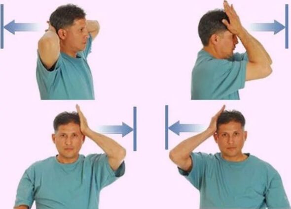 Gymnastics for neck osteoarthritis