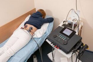 Electrophoresis to treat lower back pain and reduce the inflammatory process